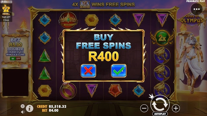 Buy Free Spins Gates Of Olympus